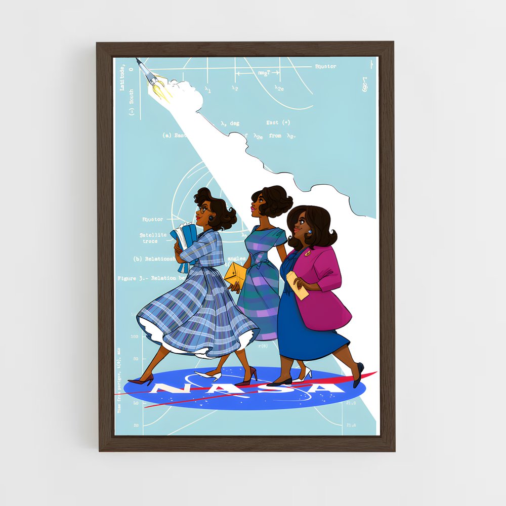 Poster Promenade Éthérée – affiche Astronautes (vue 5)